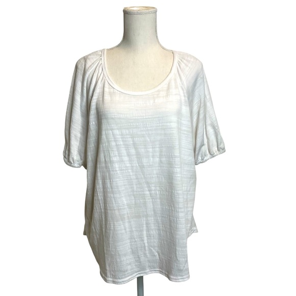Tops - Jane and Delancey White Women's pullover Top L
